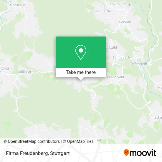 Firma Freudenberg map