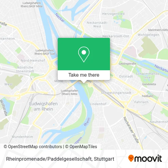 Rheinpromenade / Paddelgesellschaft map