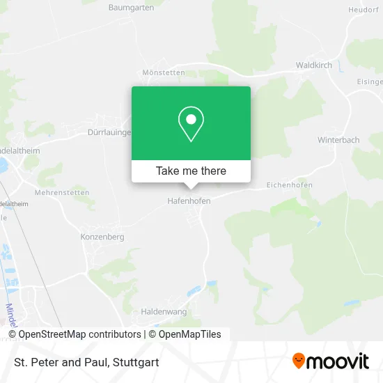 St. Peter Und Paul map