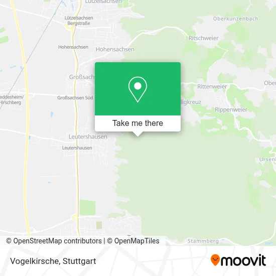 Vogelkirsche map