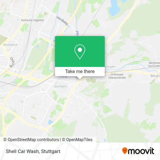 Shell Car Wash map