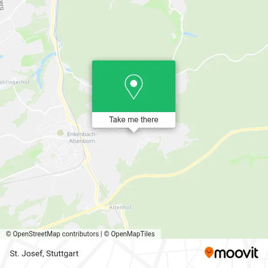 St. Josef map