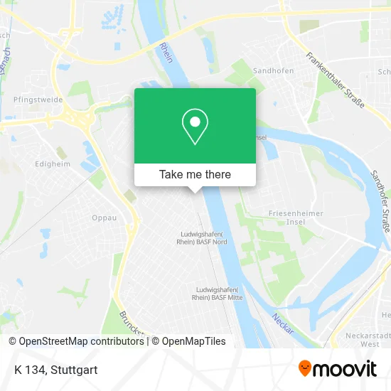 K 134 map