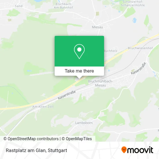 Rastplatz am Glan map