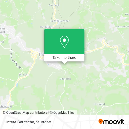 Untere Geutsche map