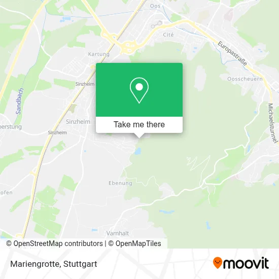 Mariengrotte map