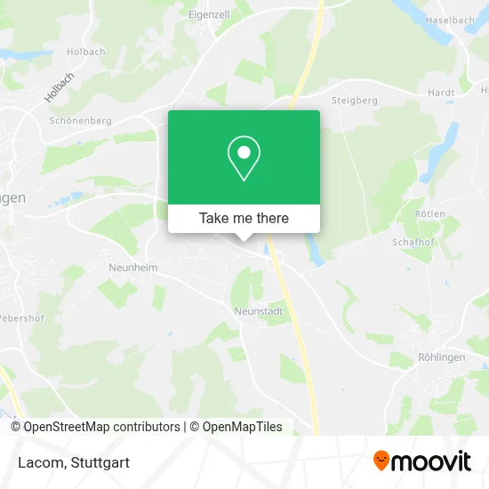 Lacom map
