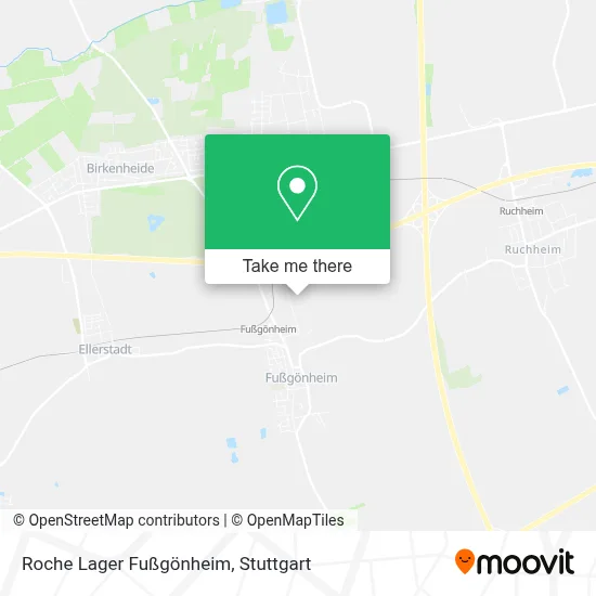 Roche Lager Fußgönheim map