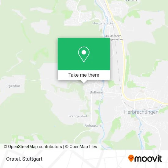 Orstel map