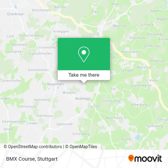 Bmx-Parcours map