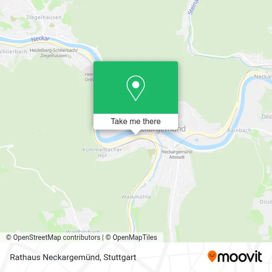 Rathaus Neckargemünd map