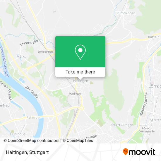Haltingen map