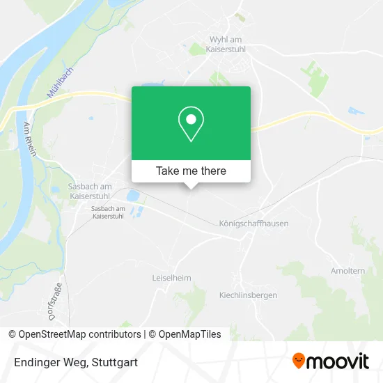 Endinger Weg map