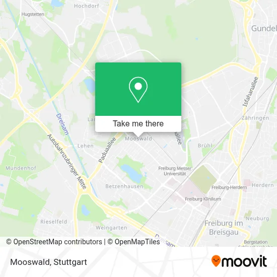 Mooswald map