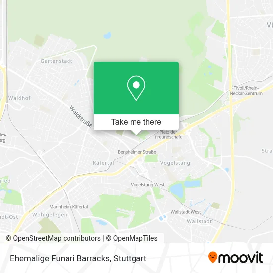 Ehemalige Funari Barracks map