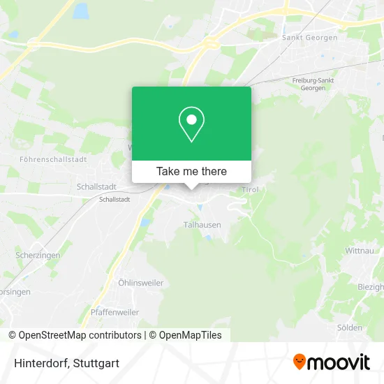 Hinterdorf map