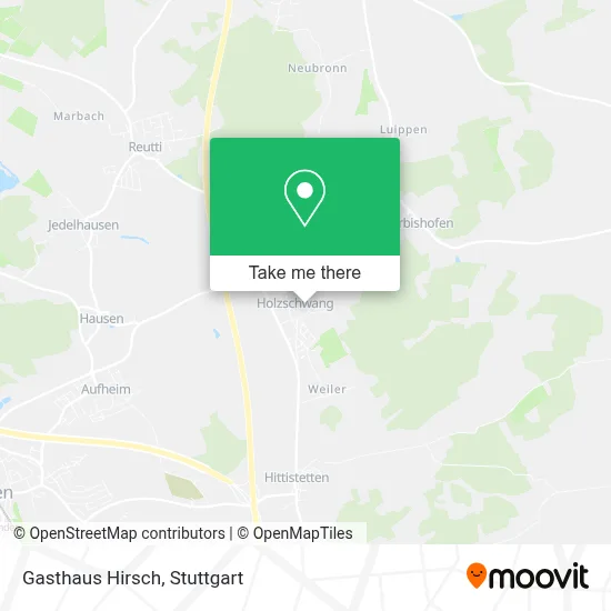 Gasthaus Hirsch map