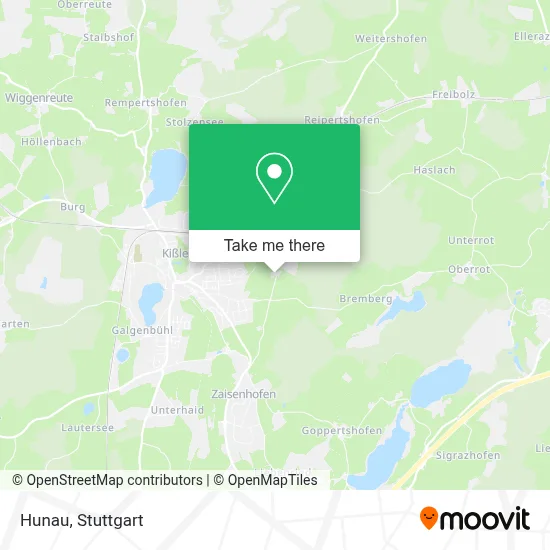 Hunau map