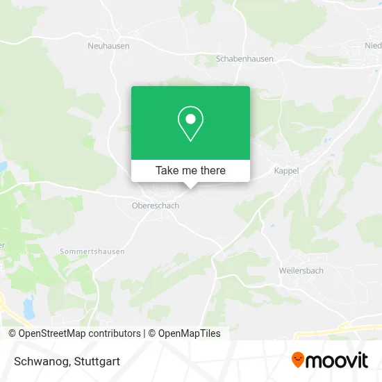 Schwanog map