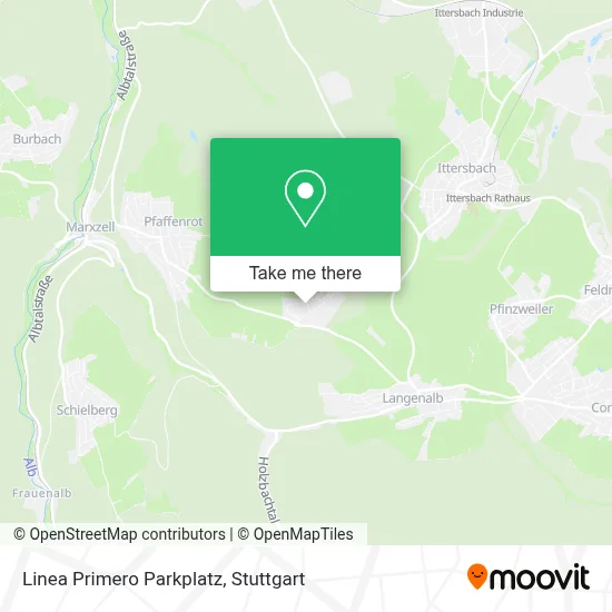 Linea Primero Parkplatz map