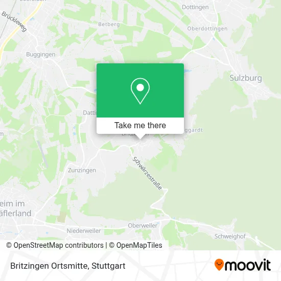 Britzingen Ortsmitte map