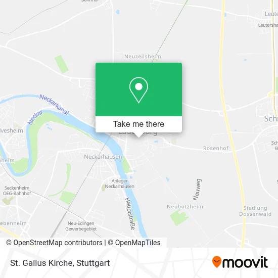St. Gallus Kirche map