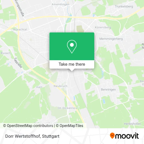 Dorr Wertstoffhof map