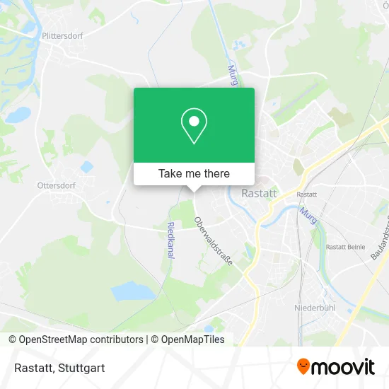 Rastatt map