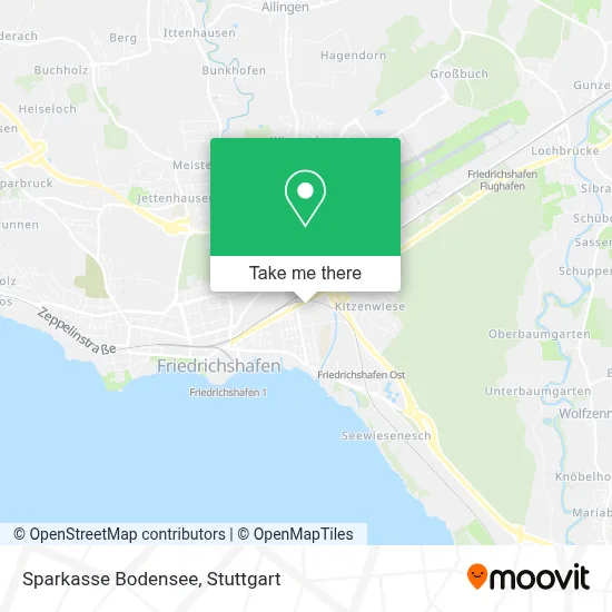 Sparkasse Bodensee map