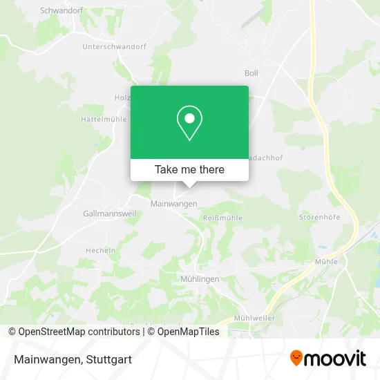 Mainwangen map