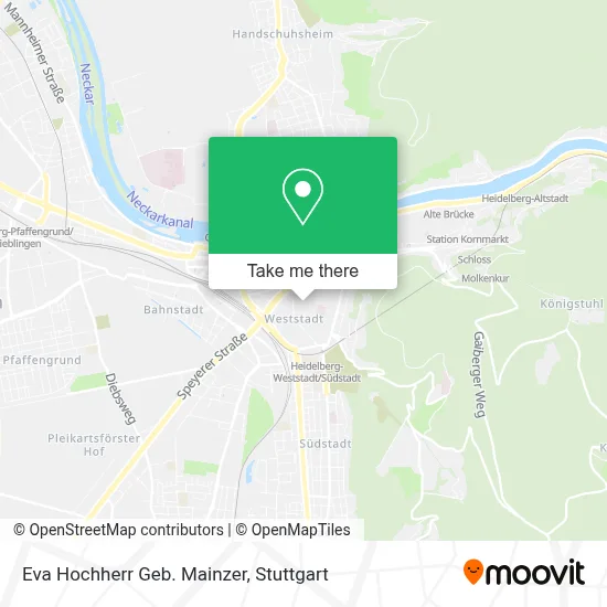 Eva Hochherr Geb. Mainzer map