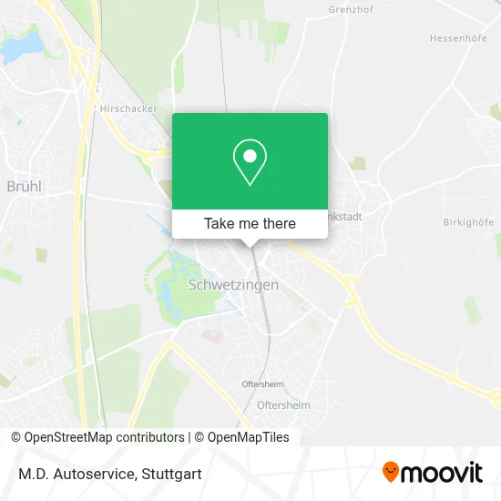 M.D. Autoservice map