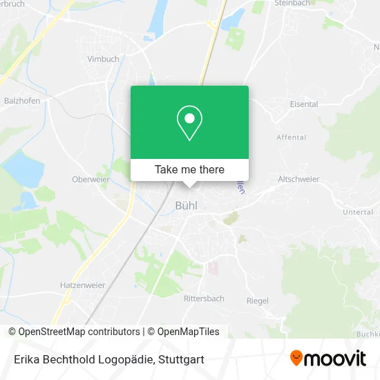 Erika Bechthold Logopädie map