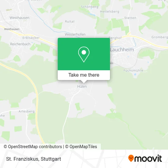 St. Franziskus map