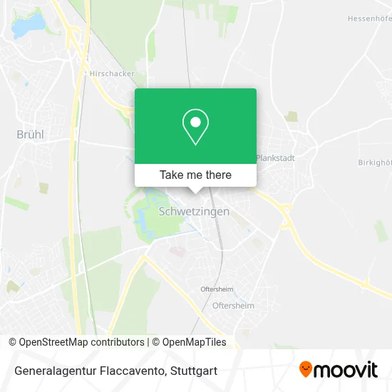 Generalagentur Flaccavento map