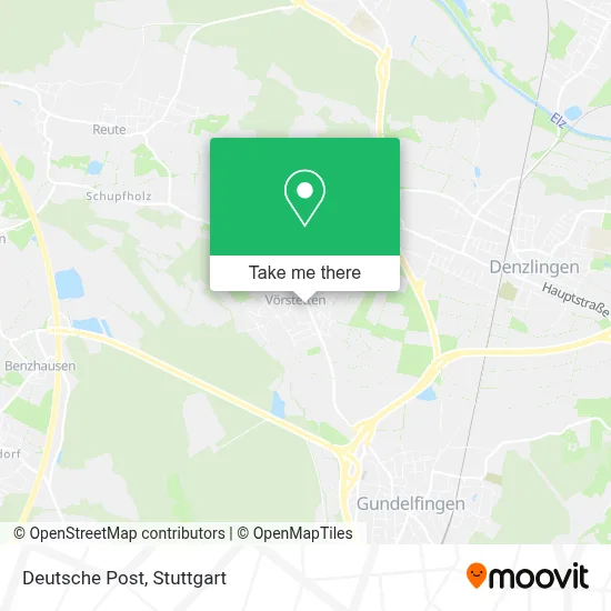 Deutsche Post map