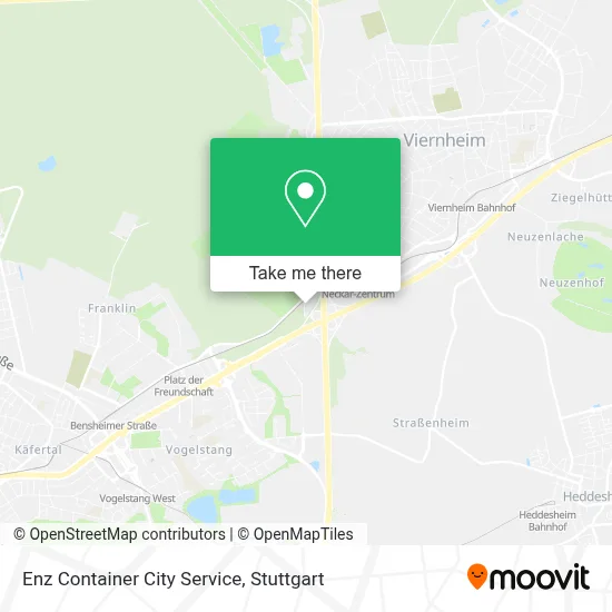 Enz Container City Service map