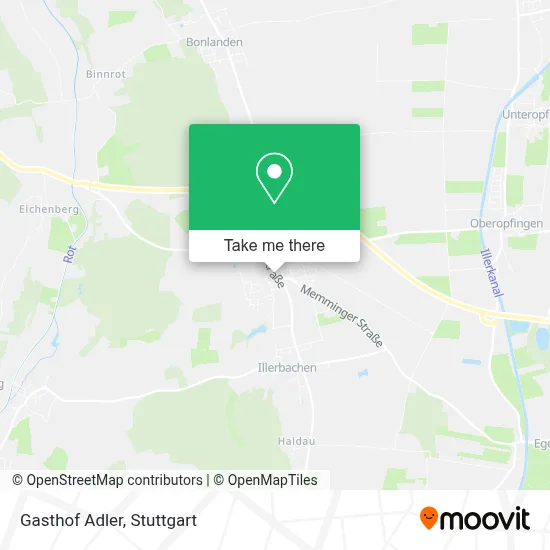 Gasthof Adler map