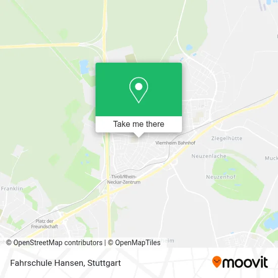Fahrschule Hansen map