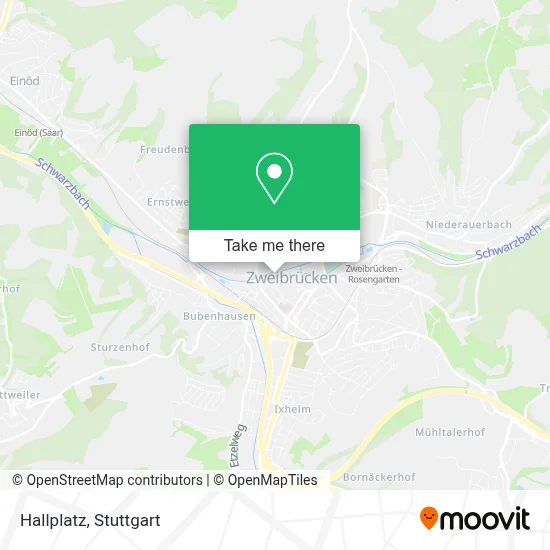 Hallplatz map