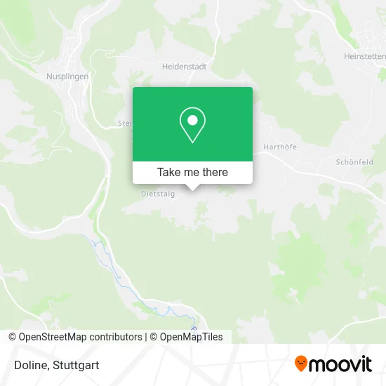 Doline map