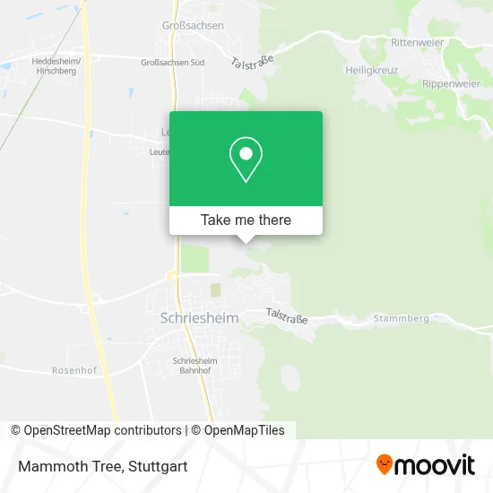 Mammutbaum map
