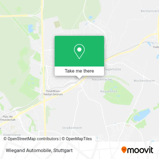 Wiegand Automobile map