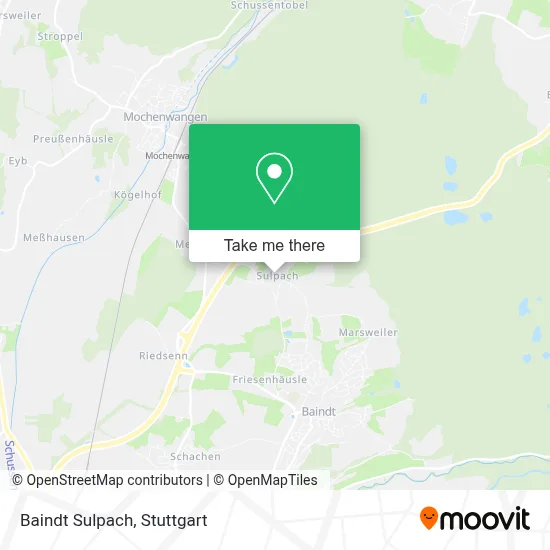 Baindt Sulpach map