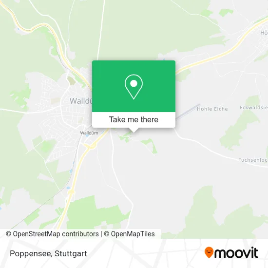 Poppensee map