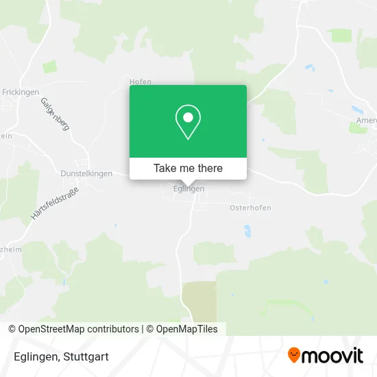 Eglingen map
