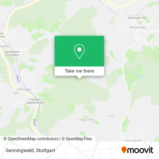Senningwald map