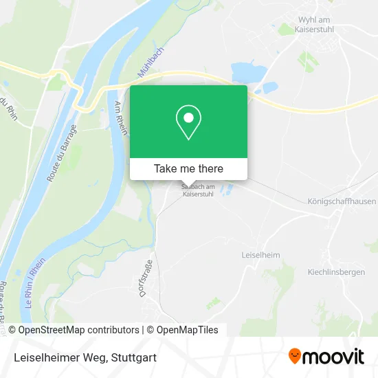 Leiselheimer Weg map