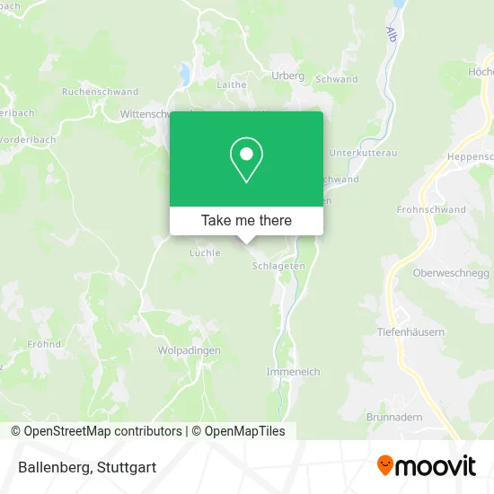 Ballenberg map