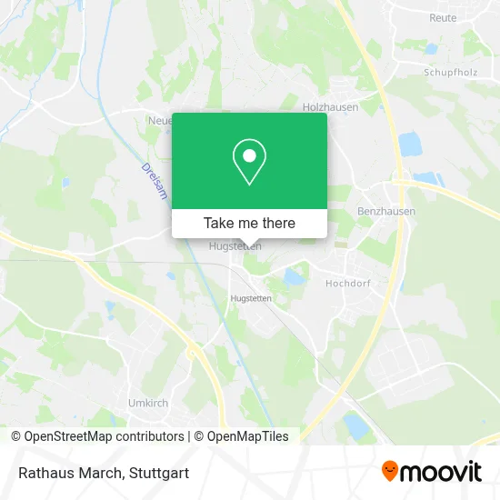 Rathaus March map